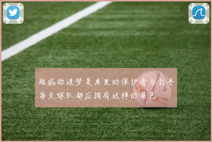 路威称追梦是库里的保护者与打手每支球队都应拥有这样的角色